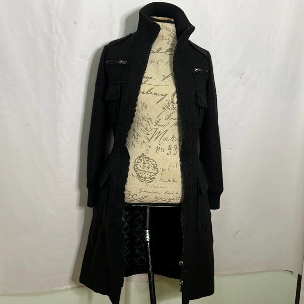 DIESEL BLACK JACKET COAT SIZE XS